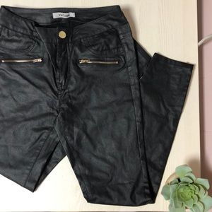 Fake Black Leather Pants